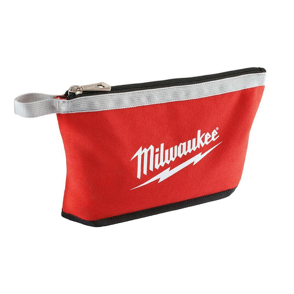 Zipper Tool Bag 12 in. Multi-Color Organize Store Tools Water Resistant 3-Pack