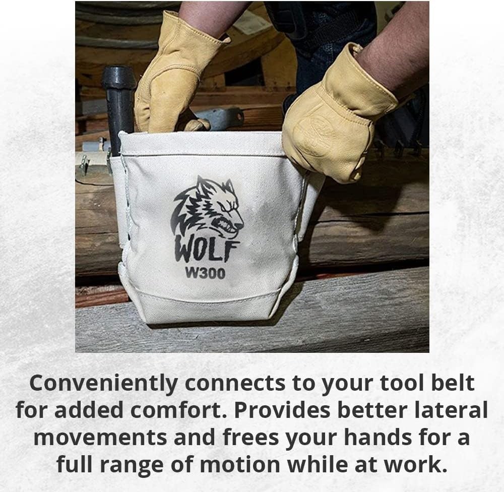 Portable Tool Tote with Slip Pocket and Durable Stitching for Harsh Environments