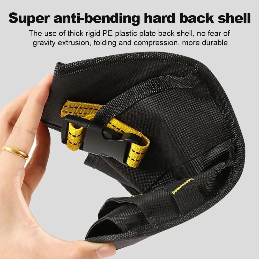 Heavy Duty Drill Holster Tool Belt Pouch Bit Holder Hanging Waist Bag Drill Tool