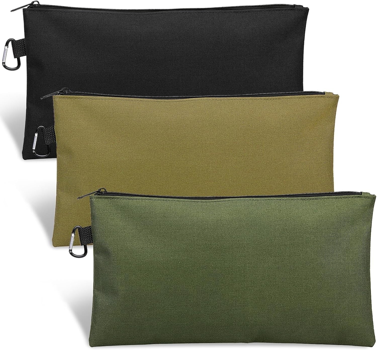 3 Pack Tool Bag Zipper Pouch, Premium Tool Pouch, Storage Organizer Pouches