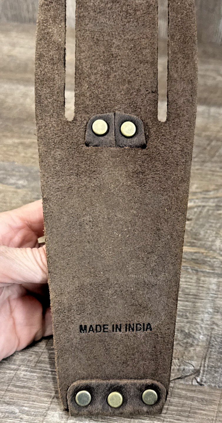 Style n Craft 70-010 Utility Knife Sheath in Full Grain Oiled Leather Dark Brown