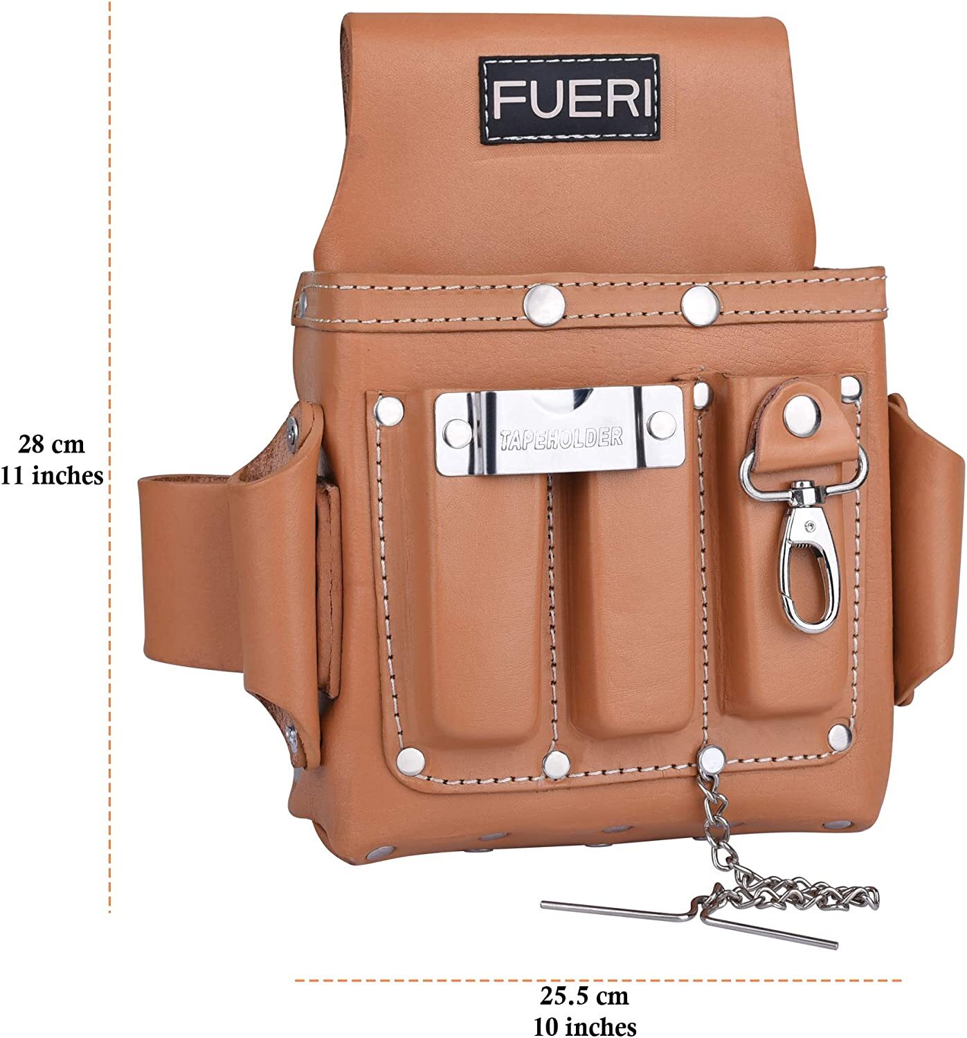 Leather Tool Pouch for carpenters electrical Tool bag for electricians Framers