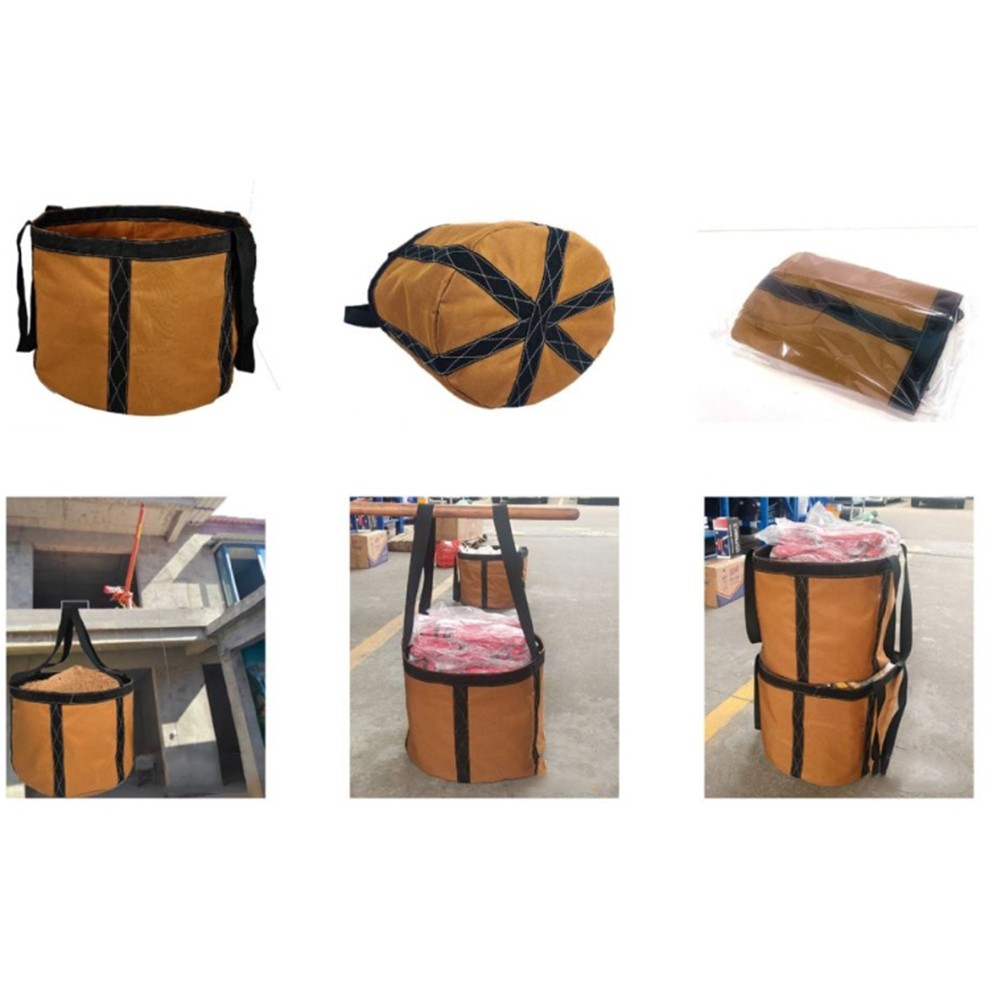 Electrician’s Must Have Large Round Tool Bag Made of Sturdy Oxford Material