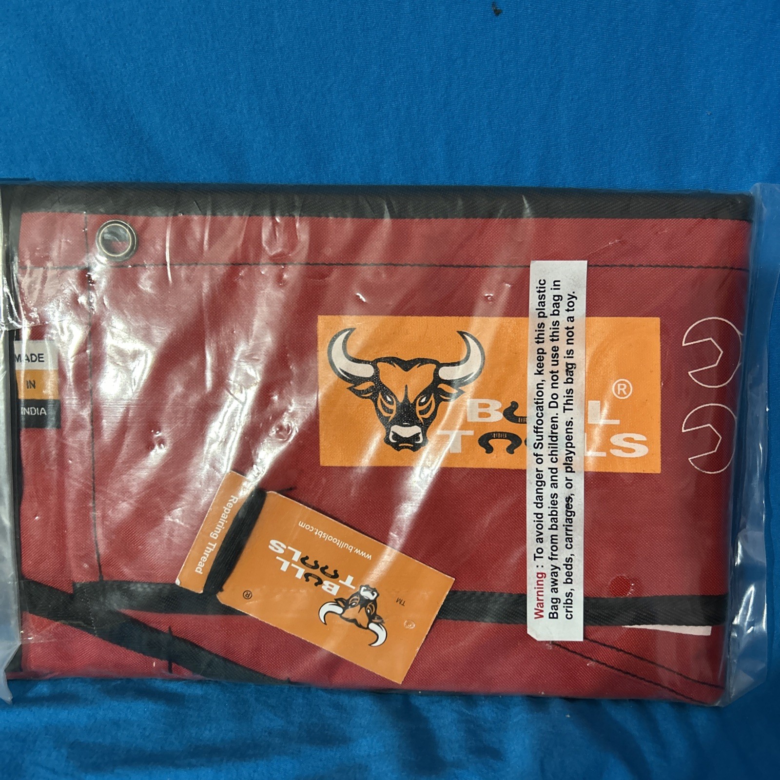 BULL TOOLS 26 Wrench Roll Organizer Metric & SAE – Roll Up Canvas Tool Pouch