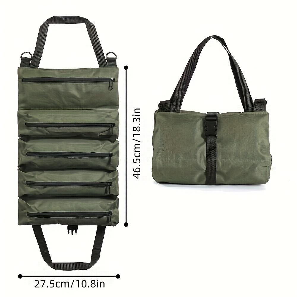 Heavy-duty Roll-up Tool Bag – Oxford Fabric Multi-tool Organizer All-in-one Gara