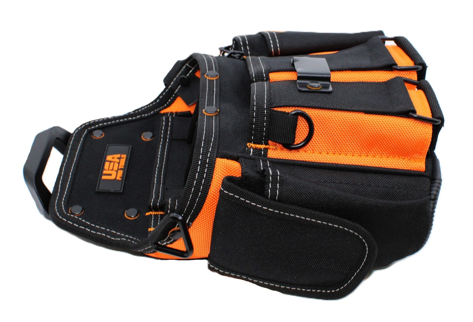 USA Pro Tools Electrician Tool Bag – Heavy-Duty Tool Pouch with Shoulder Strap