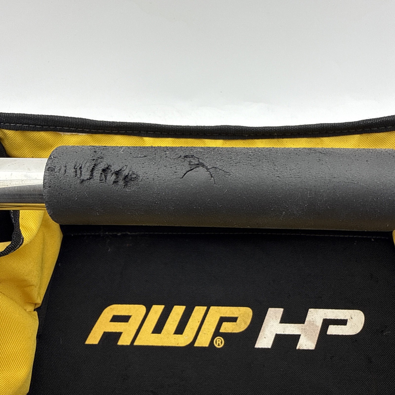 AWP HP Black Electrician Carpenter Work Tool Bag Cushioned Handle Wide Strap