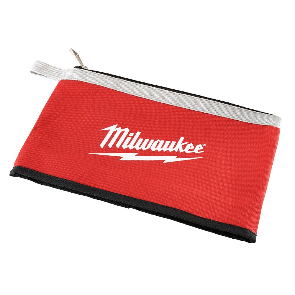 Milwaukee 48-22-8193 Canvas Colored Heavy-Duty Zippered Pouches, 3-Pack