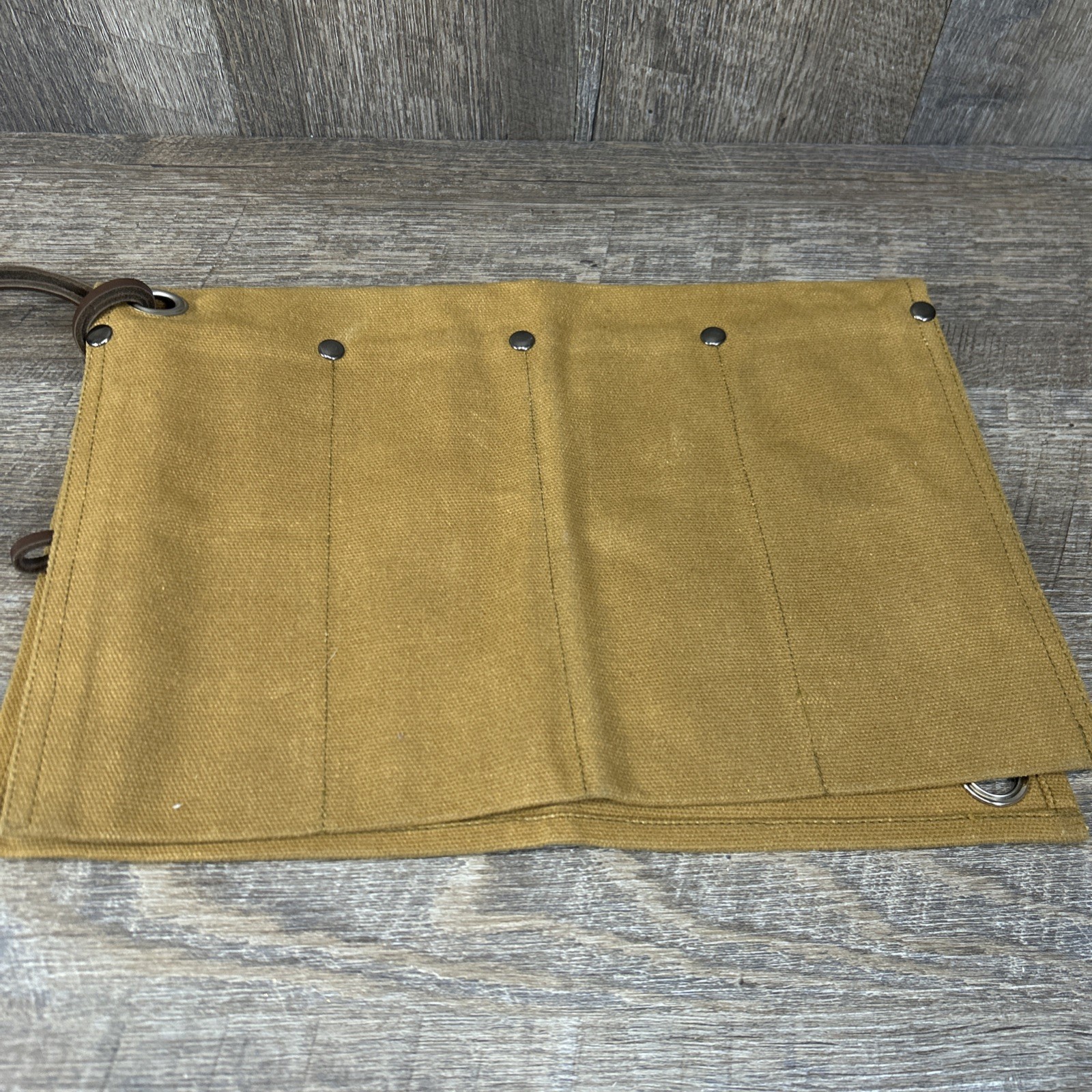 Roll up Canvas Tool Carry Holder Carving Knife Organizer Bag Handy Pouch