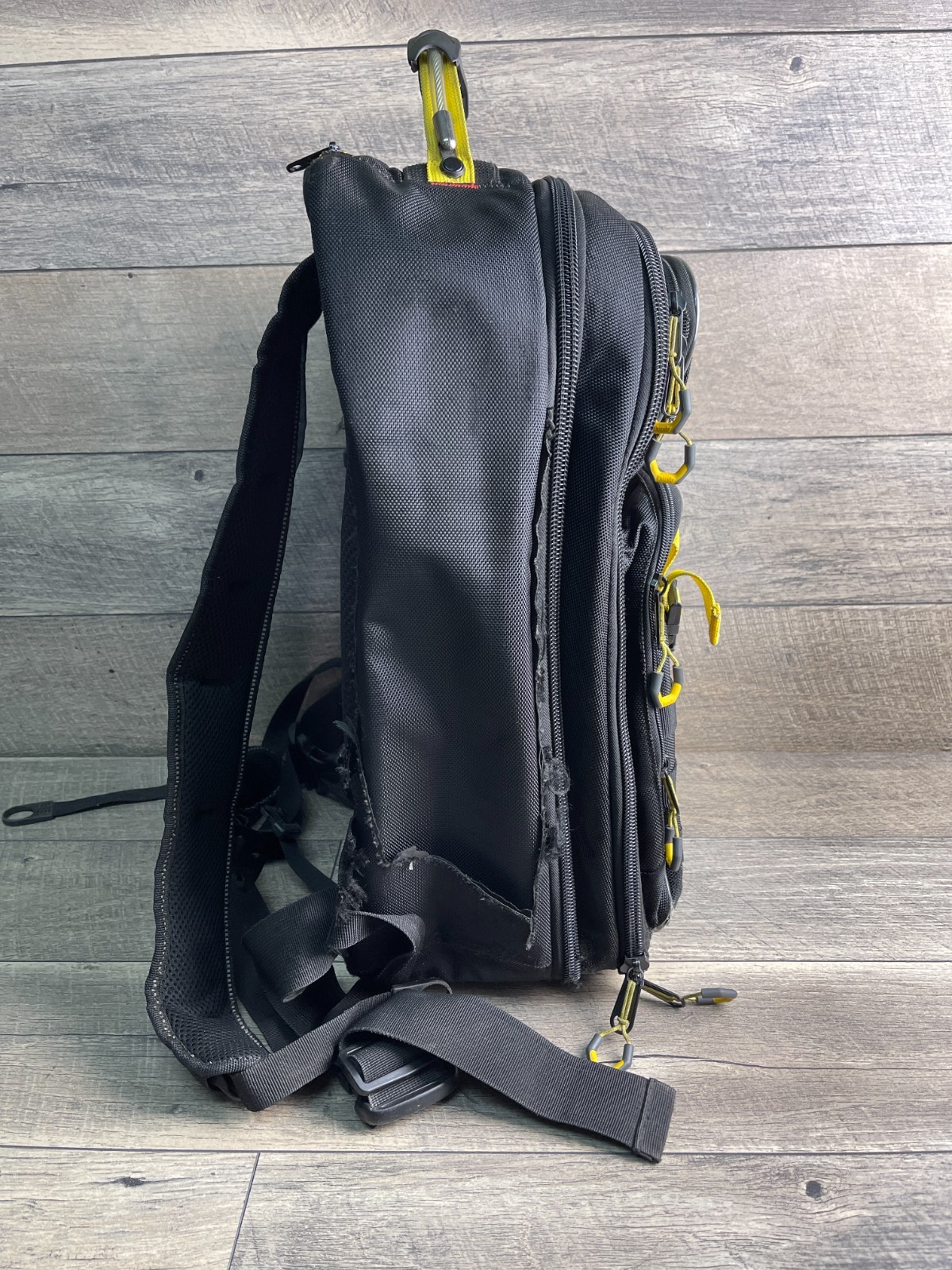 Purdy 14S250000 Tool Backpack Black Unisex Zip Outer Pocket Sleeve Shoulder