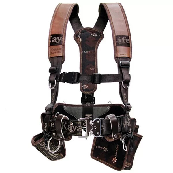 KayaLife KL-600 Tool Belt Suspender Drill Holster Nail Pouch Combination Set