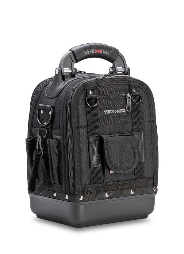 Veto Pro Pac Tech MCT Blackout-Buildout Tool Bag with Bulk Panel and Meter Panel