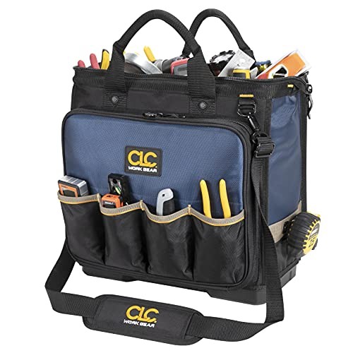 CLC Work Gear PB1543 17″ Molded Base Multi-Compartment Technician’s Tool Bag