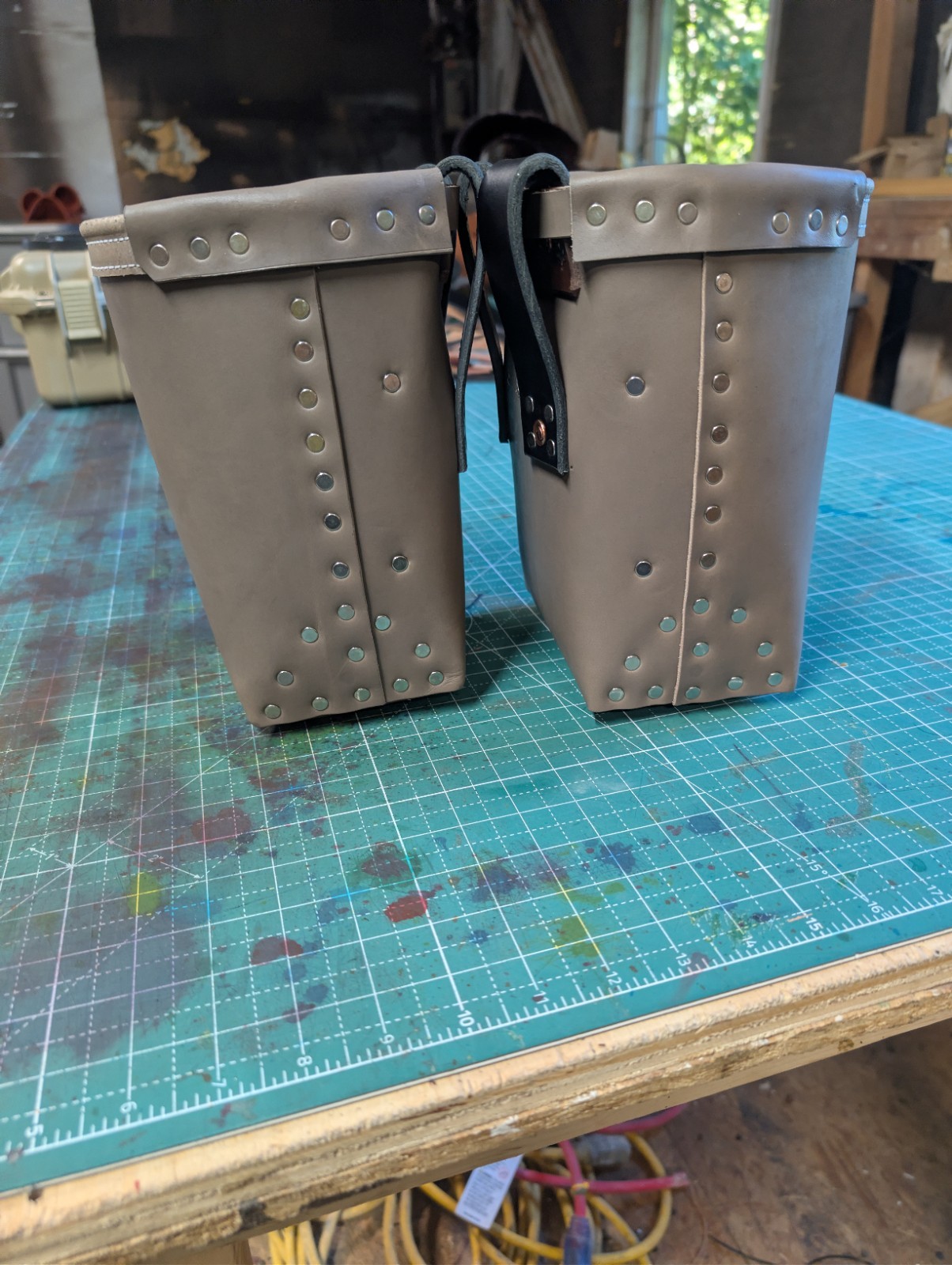 Ironworkers Leather Bolt Bag Set