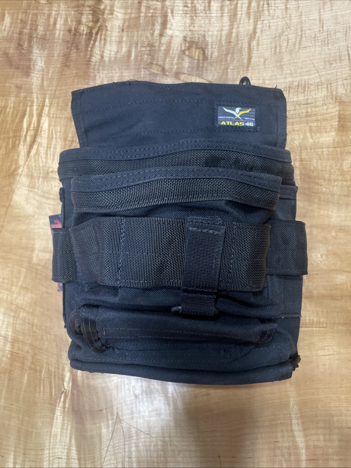Atlas 46 AIMS Screw and Nail Attachment Tool Pouch V2 BLACK NWT Made In USA