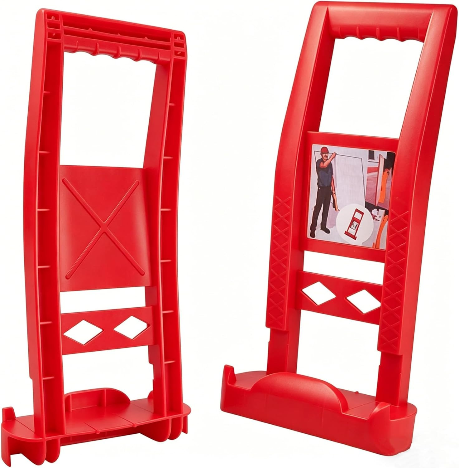 2 Pack Drywall Carrier Tool, 176Lbs Load Bearing Heavy Duty Panel Carrier, ABS P