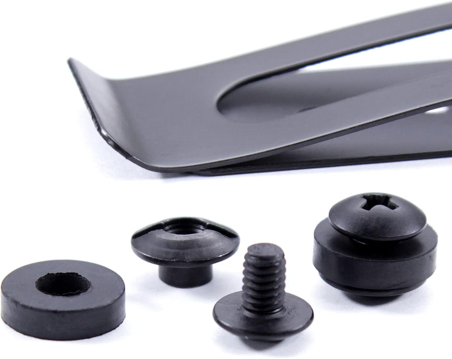 Universal Metal Belt Clip Fits Up to 2 Inch Belts with Mounting Hardware