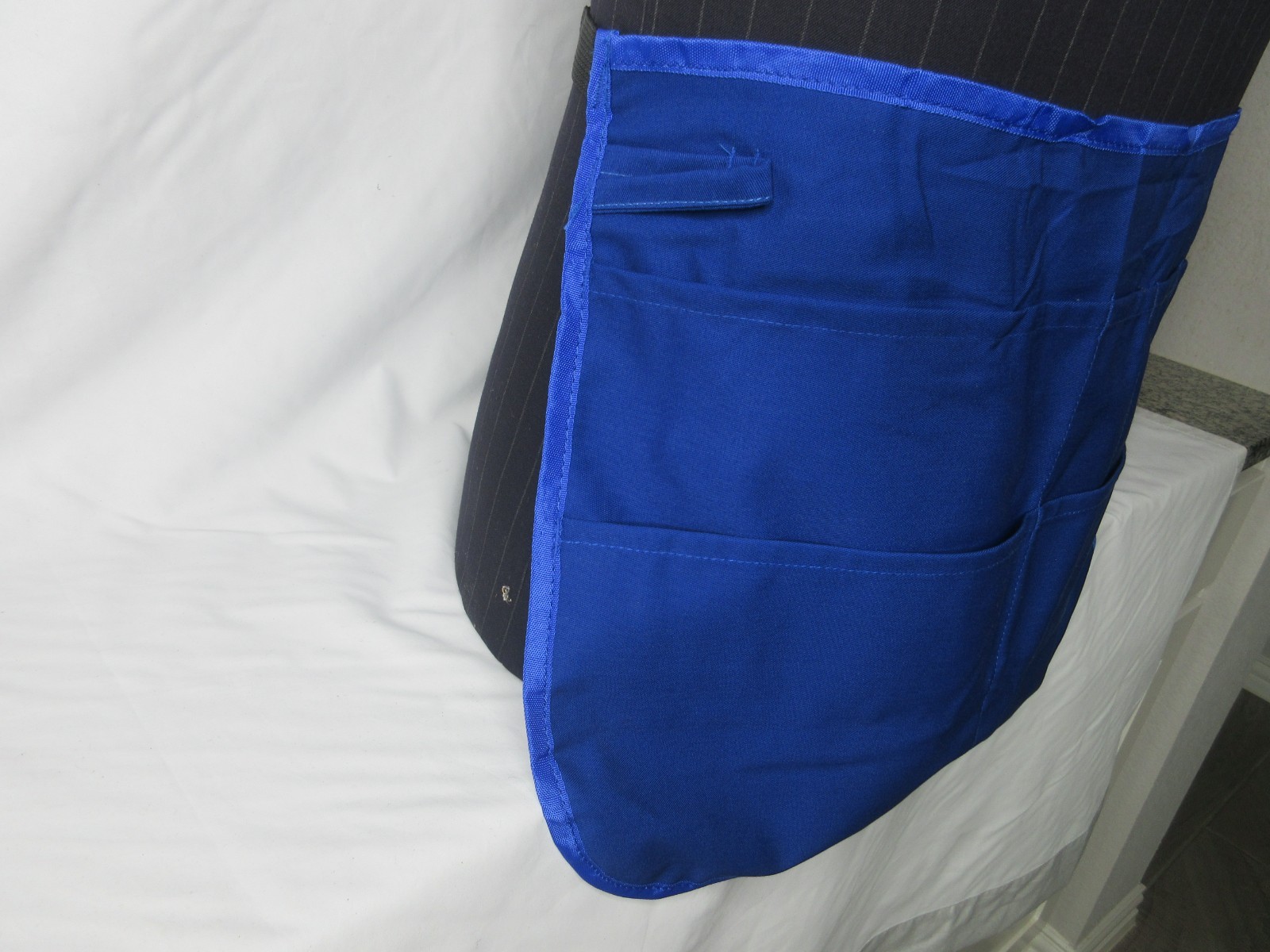 Half Waist Apron Work Garden Utility Washable Canvas 7 Pockets 2 Loops Up to 50″