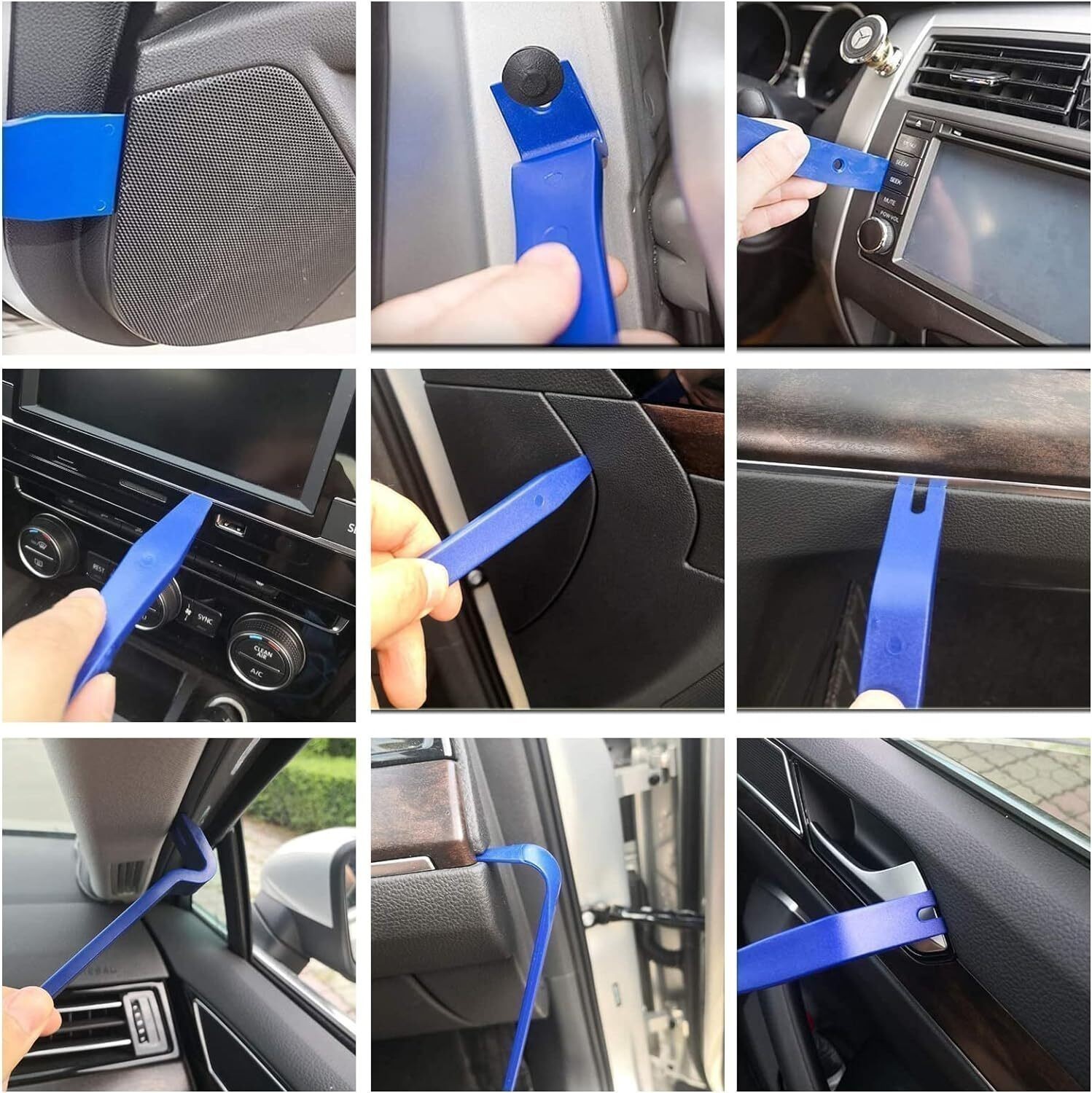 Emergency Car Unlock Tool Kit, Vehicle Repair Lock Out Set, Long Reach Puller US