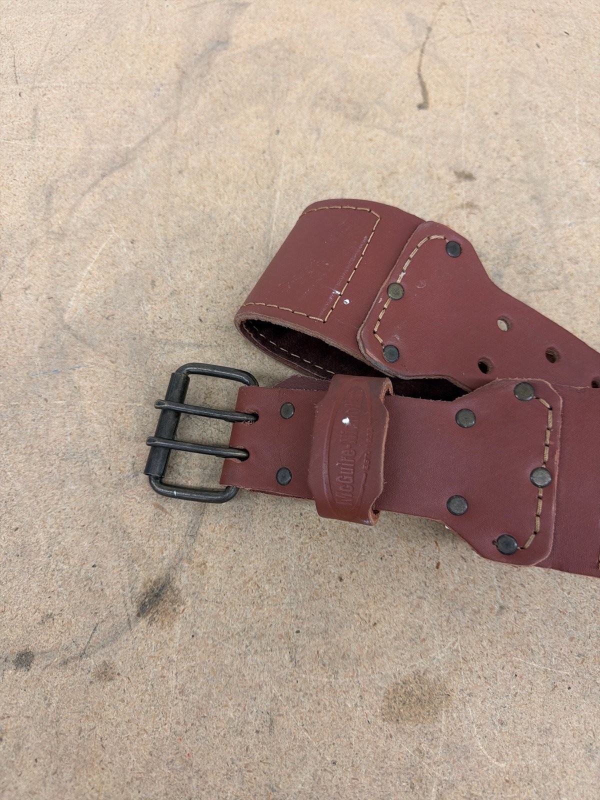 OX TOOLS Pro 3 in. Size Small/Medium Oil-Tanned Leather Tool Belt