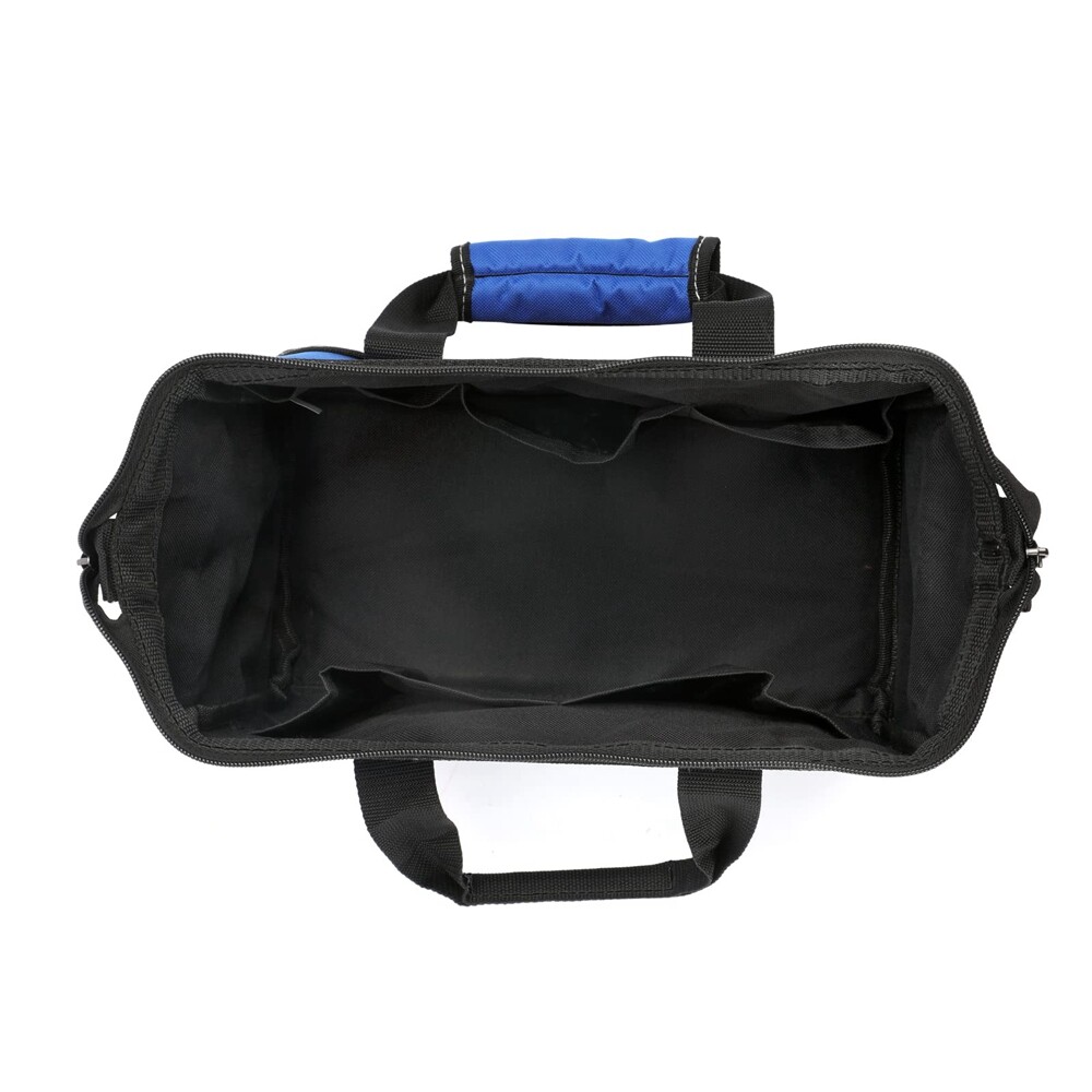 13″ Tool Bag Wide Mouth Tool Tote Bags Heavy Duty Storage Bag Case Blue/Pink USA