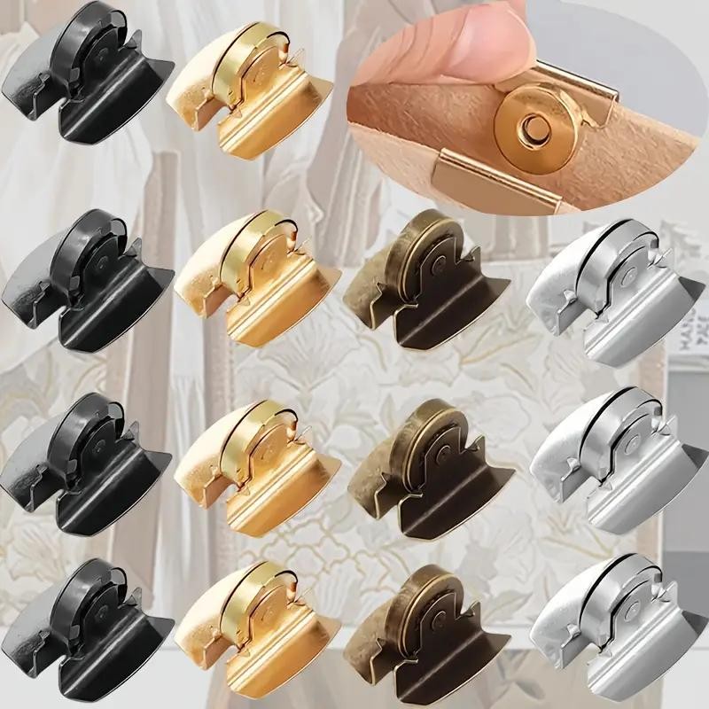 8Pcs Magnetic Snap Button Set Bag Closure Hidden Seamless Buckle Accessories