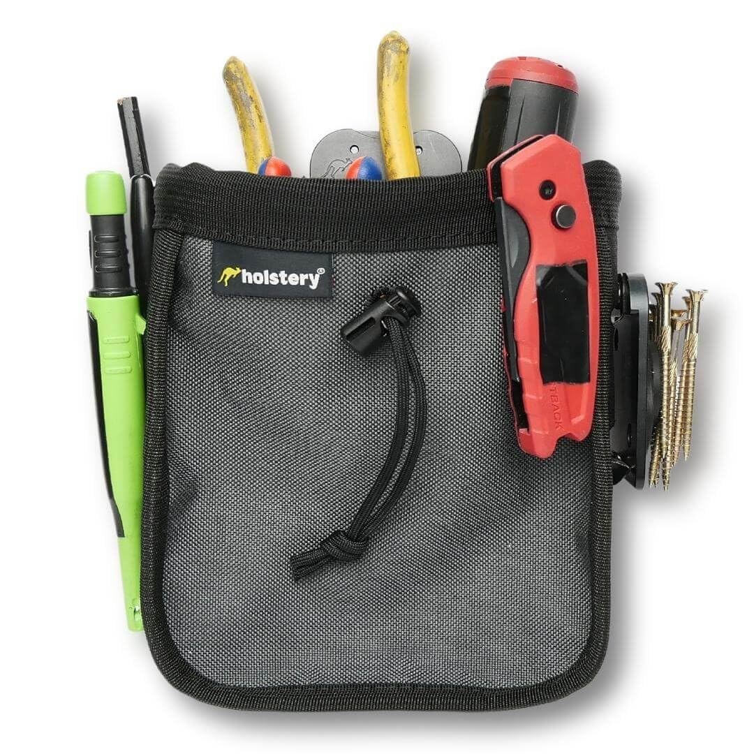 Big Joey Pouch PRO | Clip-On Tool Belt Bag for Tools, Screws, and Nails – Gre…