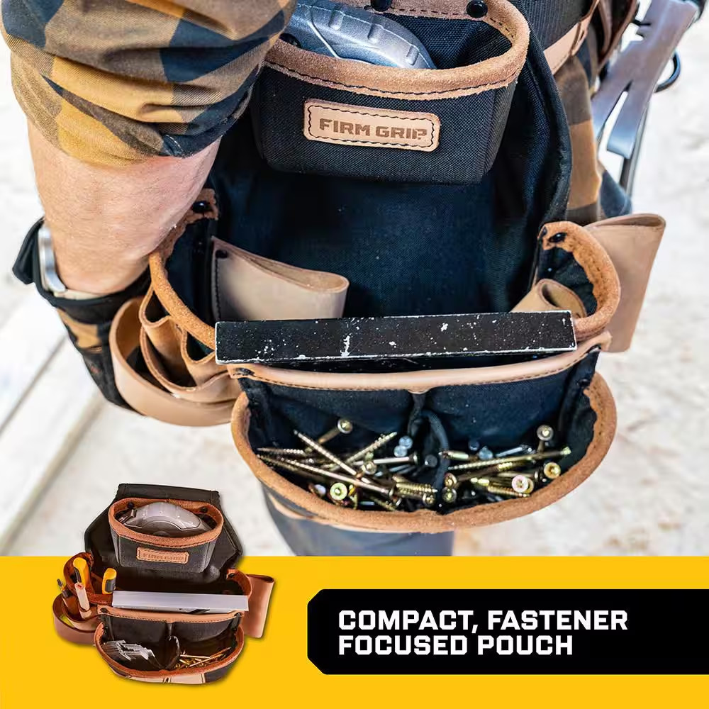 Build-A-Rig Hybrid Leather/Nylon Carpenter Fastener Pouch