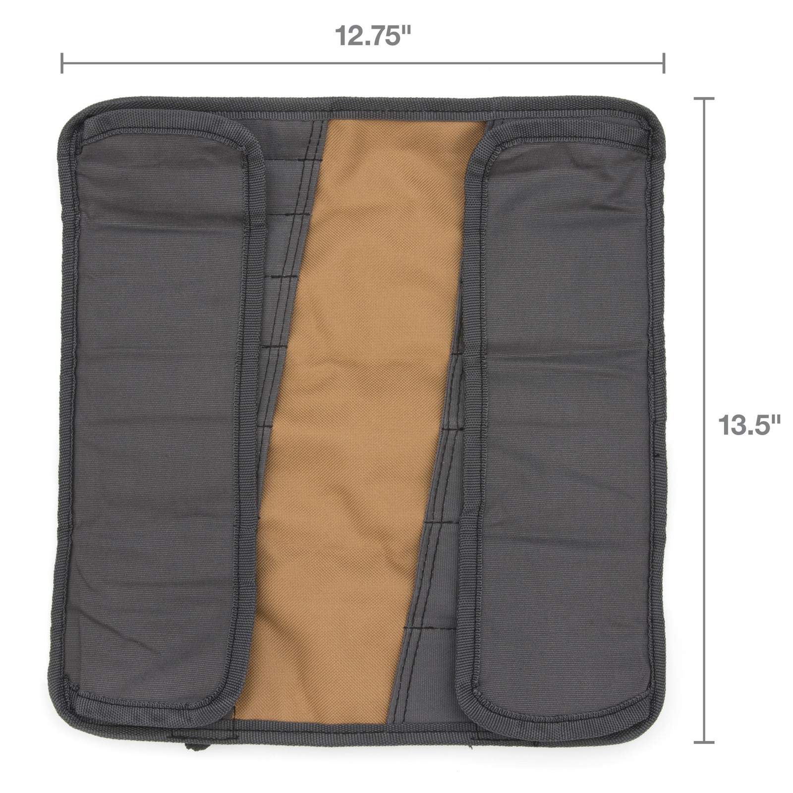 Wrench Roll Sleeve Hand Tool Bag Holder Small Gray Tan Dickies 57007