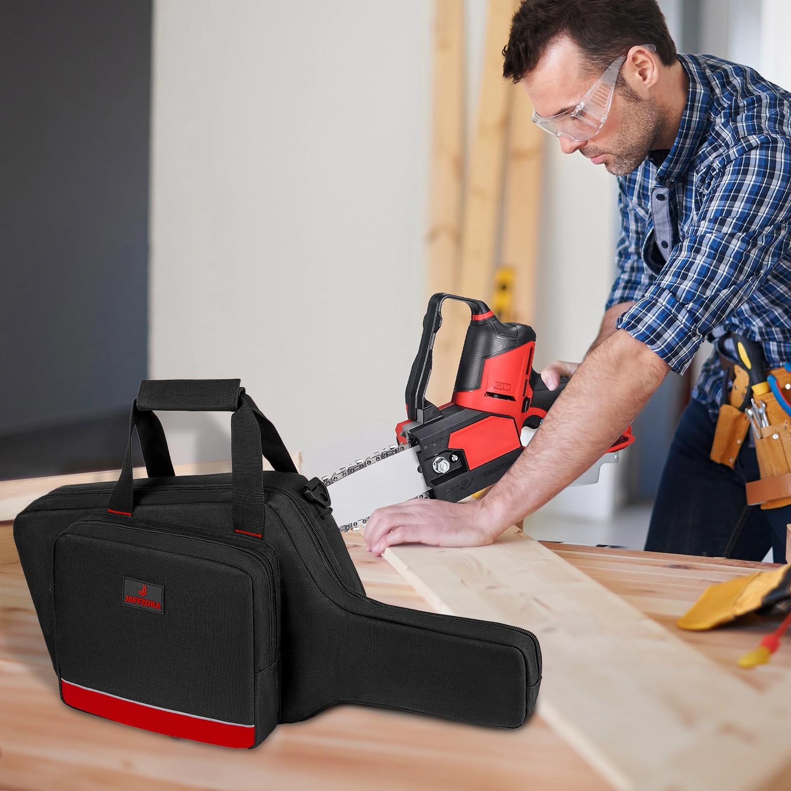 Mini Chainsaw Case 6In 8In Compatible with Milwaukee M18 M12 – Fits Dewalt RYOBI