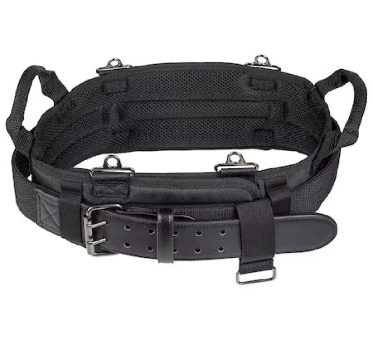Klein Tools 55919 Tradesman Pro Modular Tool Belt – Sz L – Waist 35”-39” Black