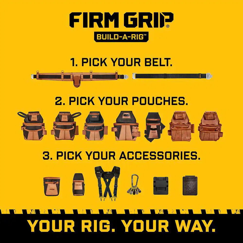 Build-A-Rig Hybrid Leather/Nylon Carpenter Fastener Pouch