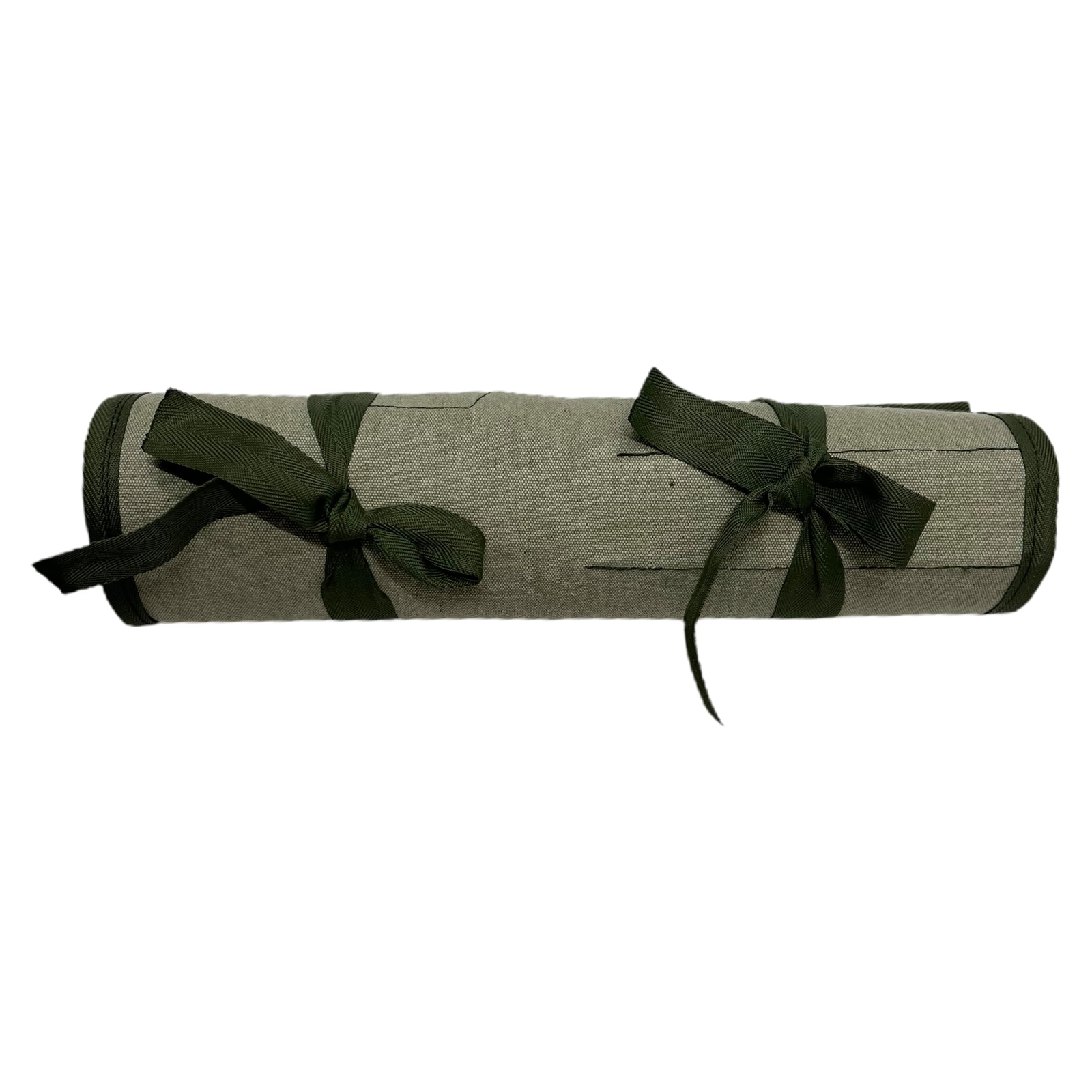Tool Roll Organizer with 26 Pockets Durable Cotton Canvas Roll-Up Pouch