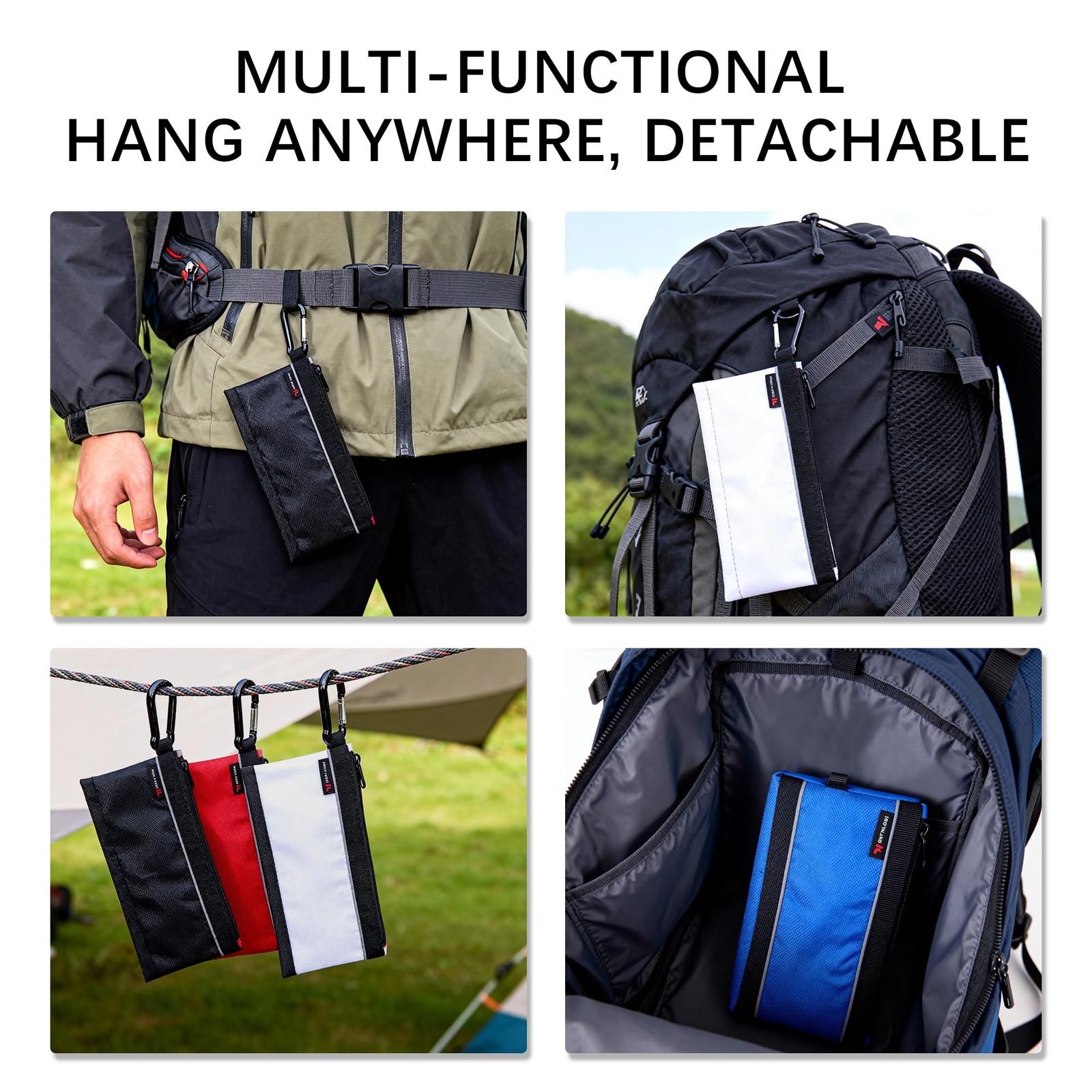 Small Tool Pouches with Zipper Premium Small Tool Bags Waterproof 1680D Pouch…