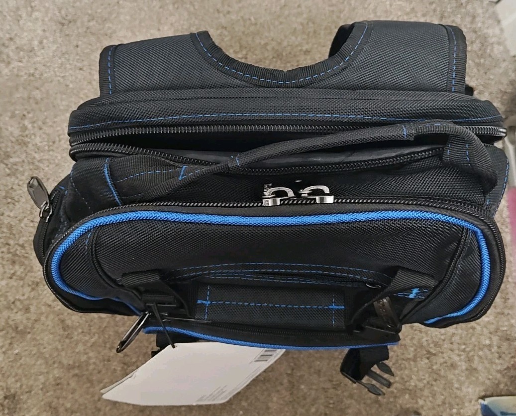 Kobalt Tool Backpack Hard Molded Base FFE 33 Pockets 19*15*8 #2416964