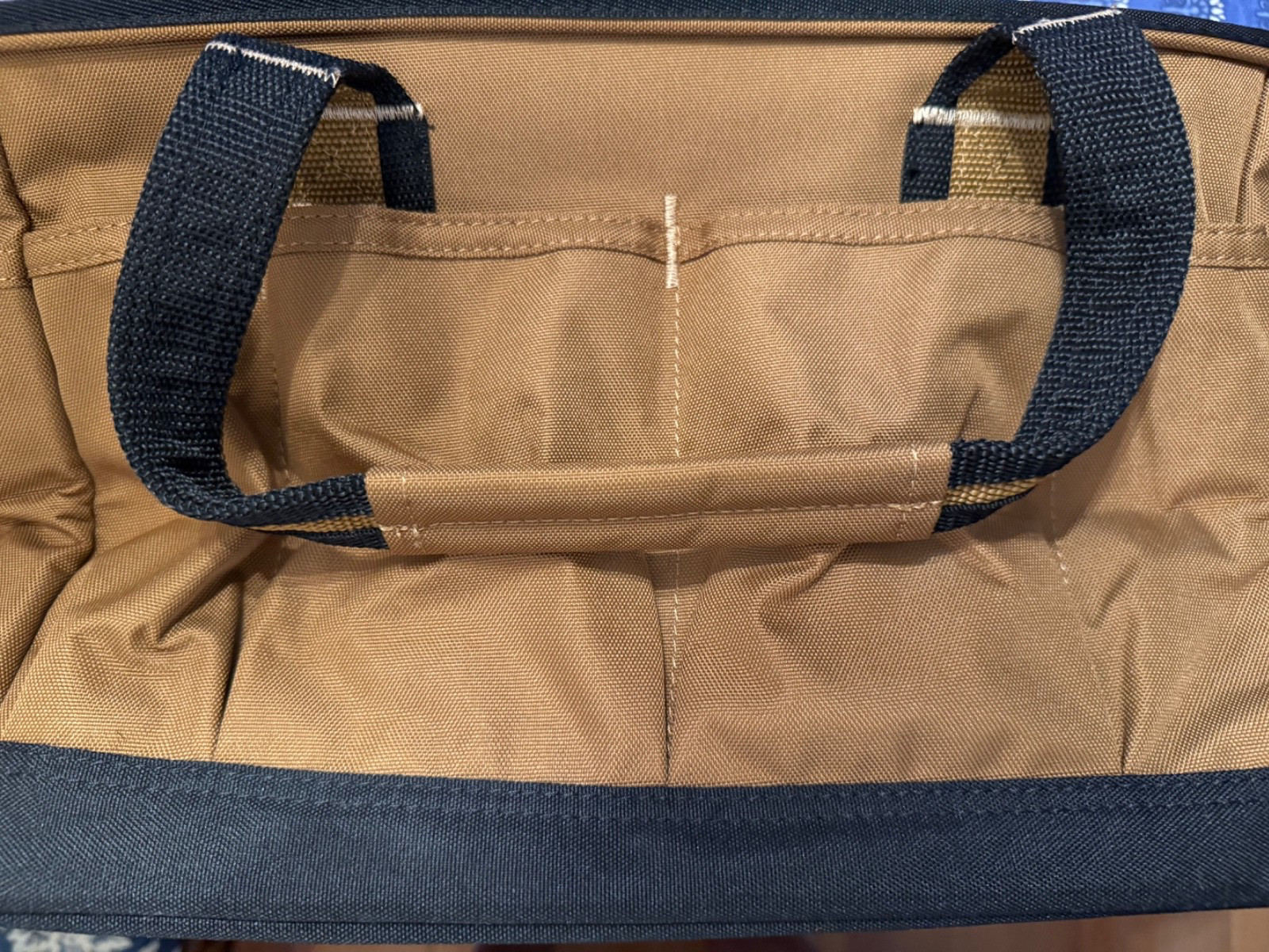 Carhartt Brown Duck Canvas Utility Tote Bag Small Tool Storage Carry-All NWT