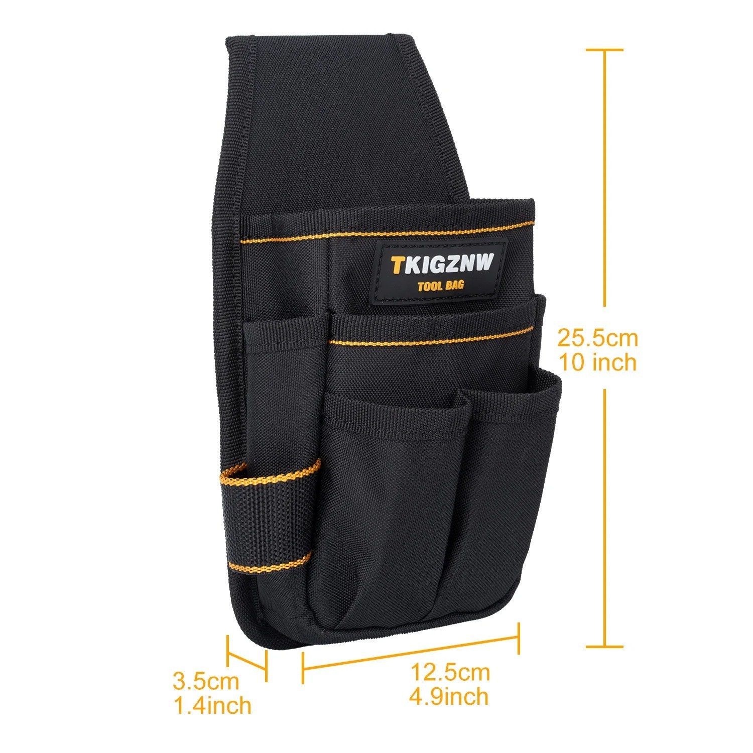 Heavy-6-Pouches and 9 Screwdriver Loops Construction, Heavy-Duty Tool Bag – USA
