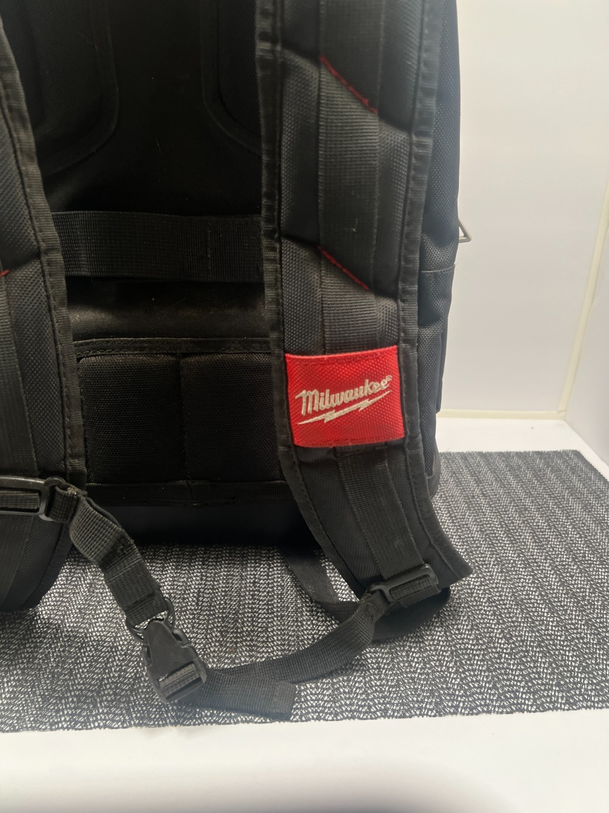 Milwaukee Tools Denier Ballistic Jobsite Backpack Black Water Resistant Work