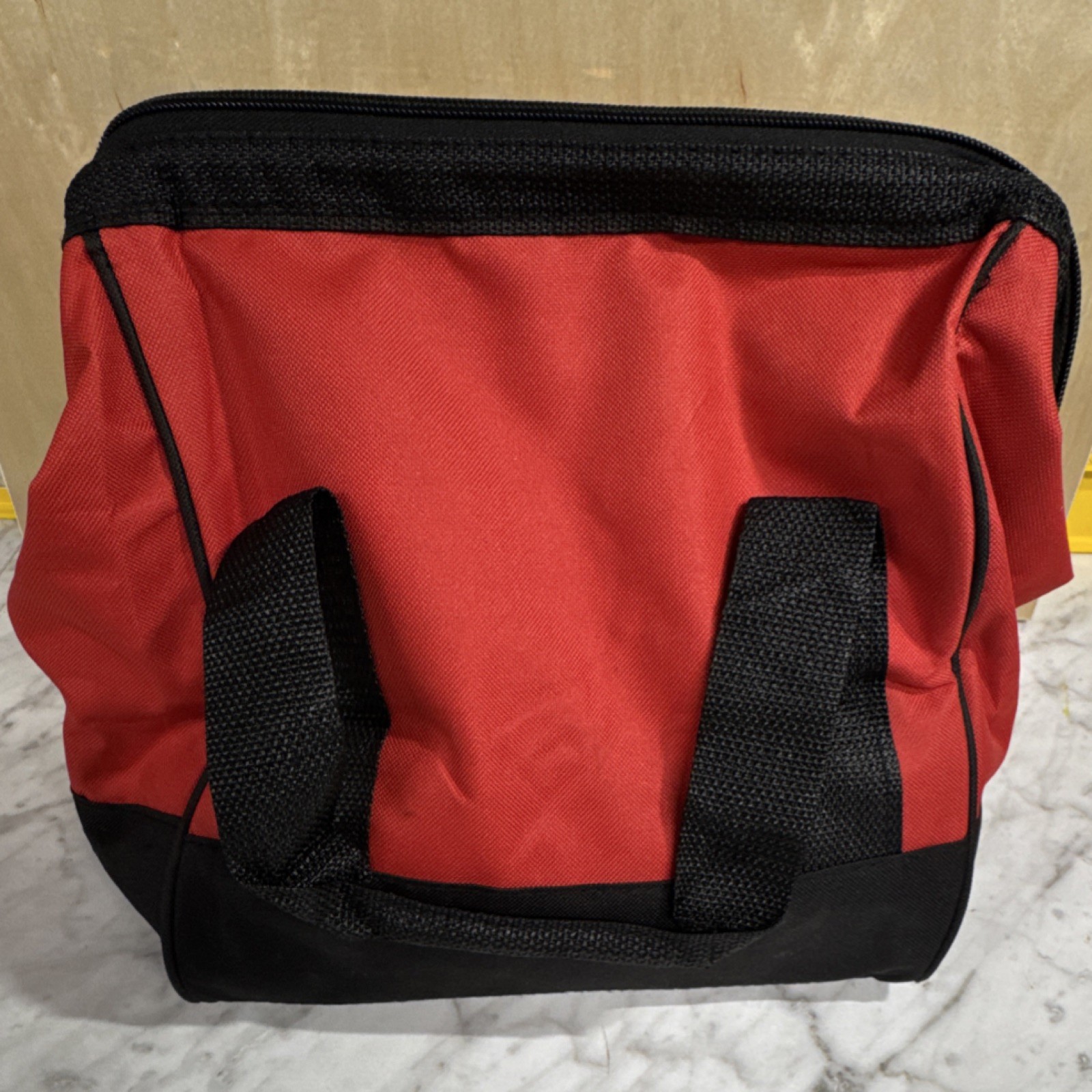 Milwaukee Red and Black Fabric Tool Bag with Handle