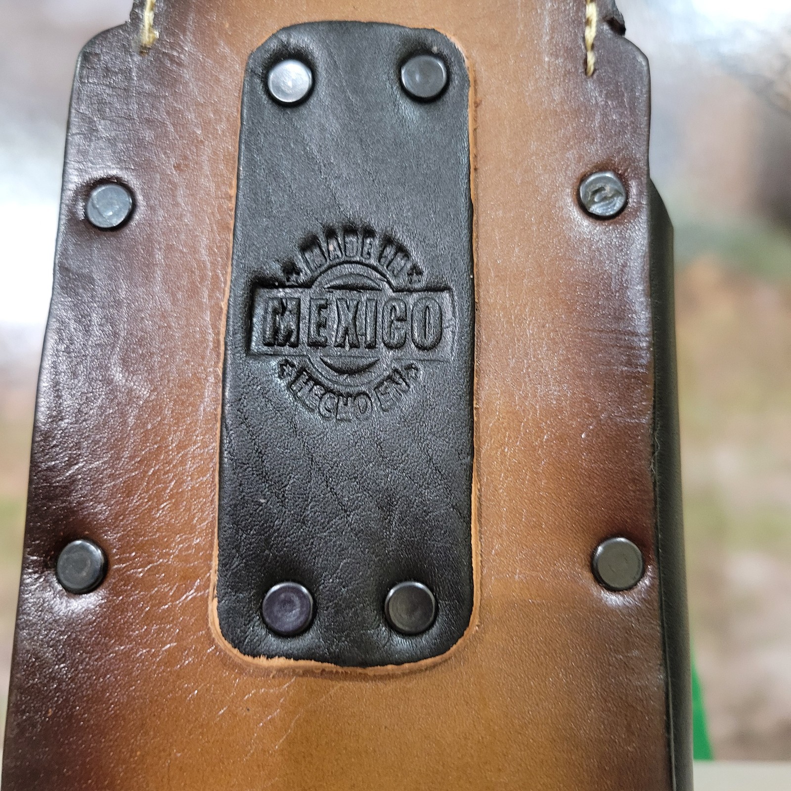Horse Western Leather Phone Holstor LARGE 7×3.75 » Handcrafted in Mexico Snap