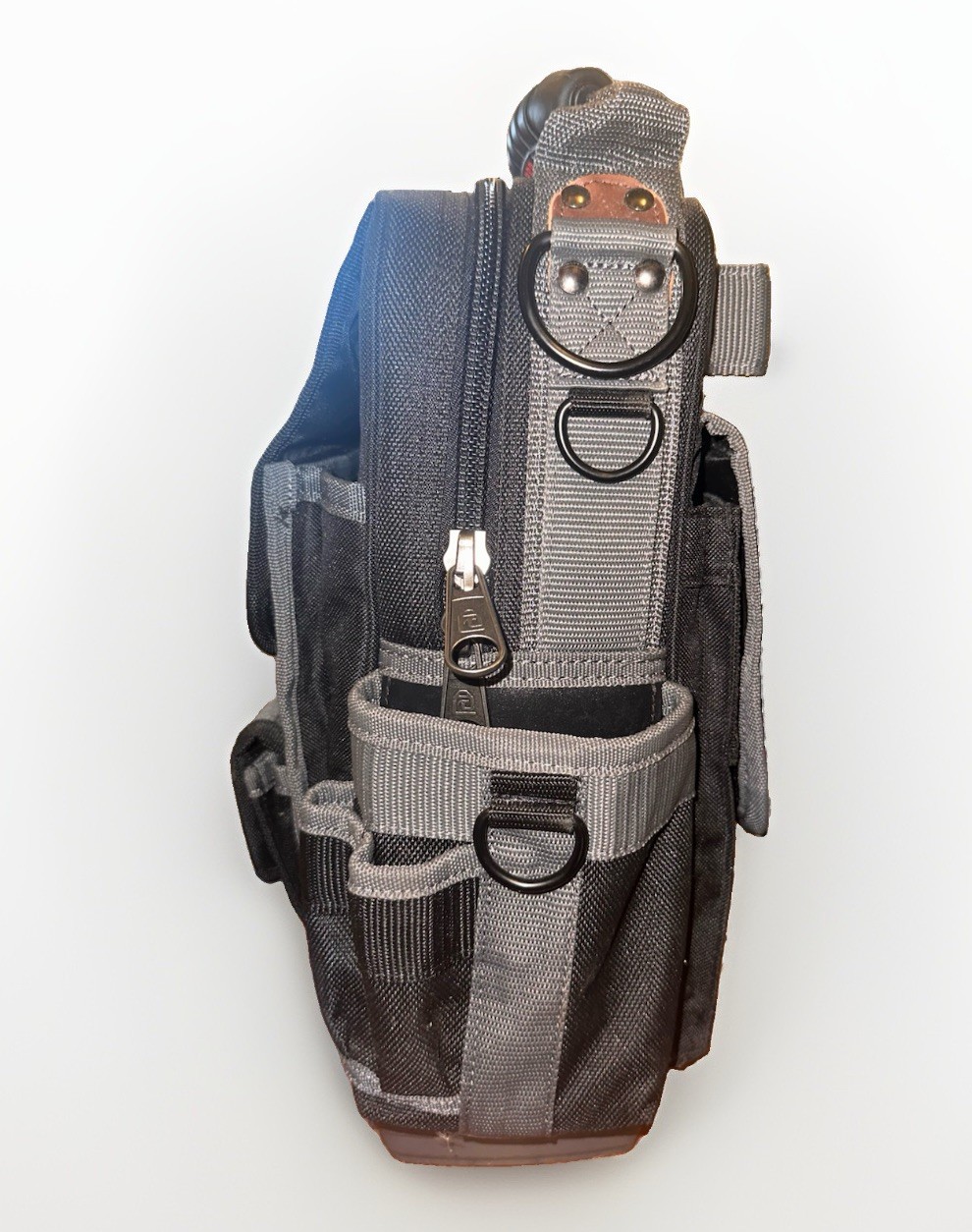 Veto Pro Pac MB3B Nylon Tool Bag w/ Handle Black/Gray/Brown