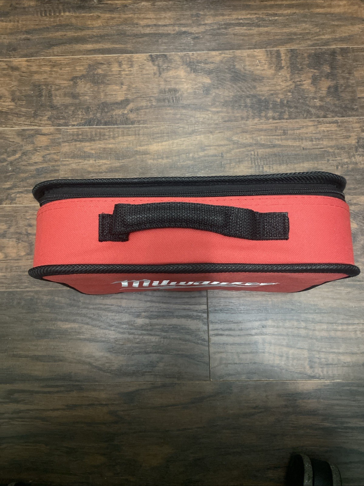 Milwaukee 13 inch M12 Contractor Tool Bag – Red 13x9x3 Great Shape