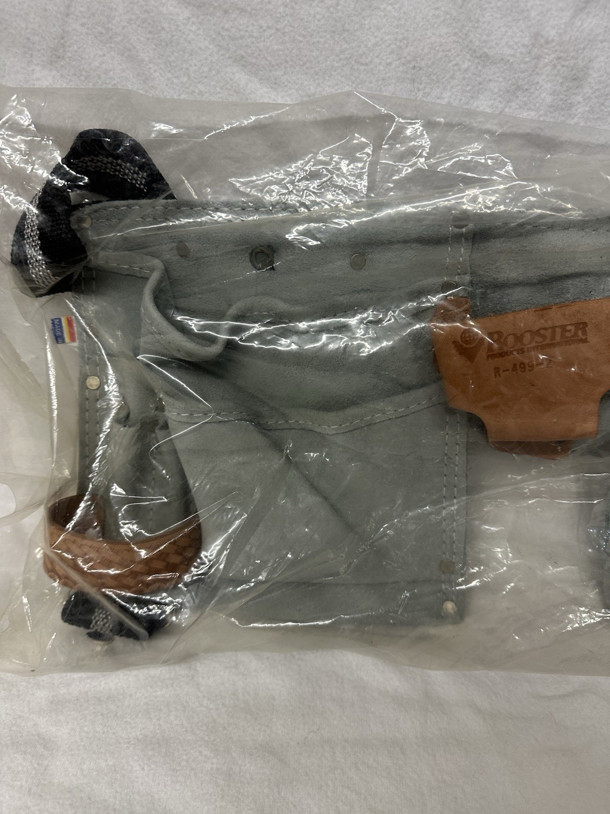 Rooster Construction Apron Carpenter Tool Belt Leather R-499-2 11 Pockets