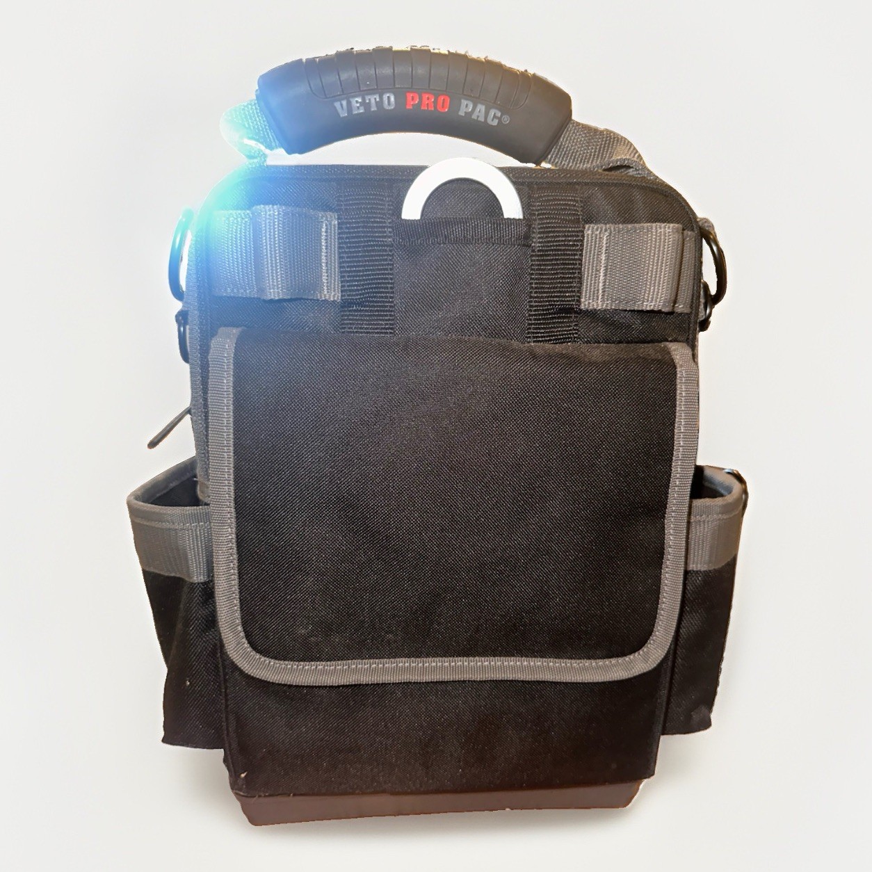 Veto Pro Pac MB3B Nylon Tool Bag w/ Handle Black/Gray/Brown