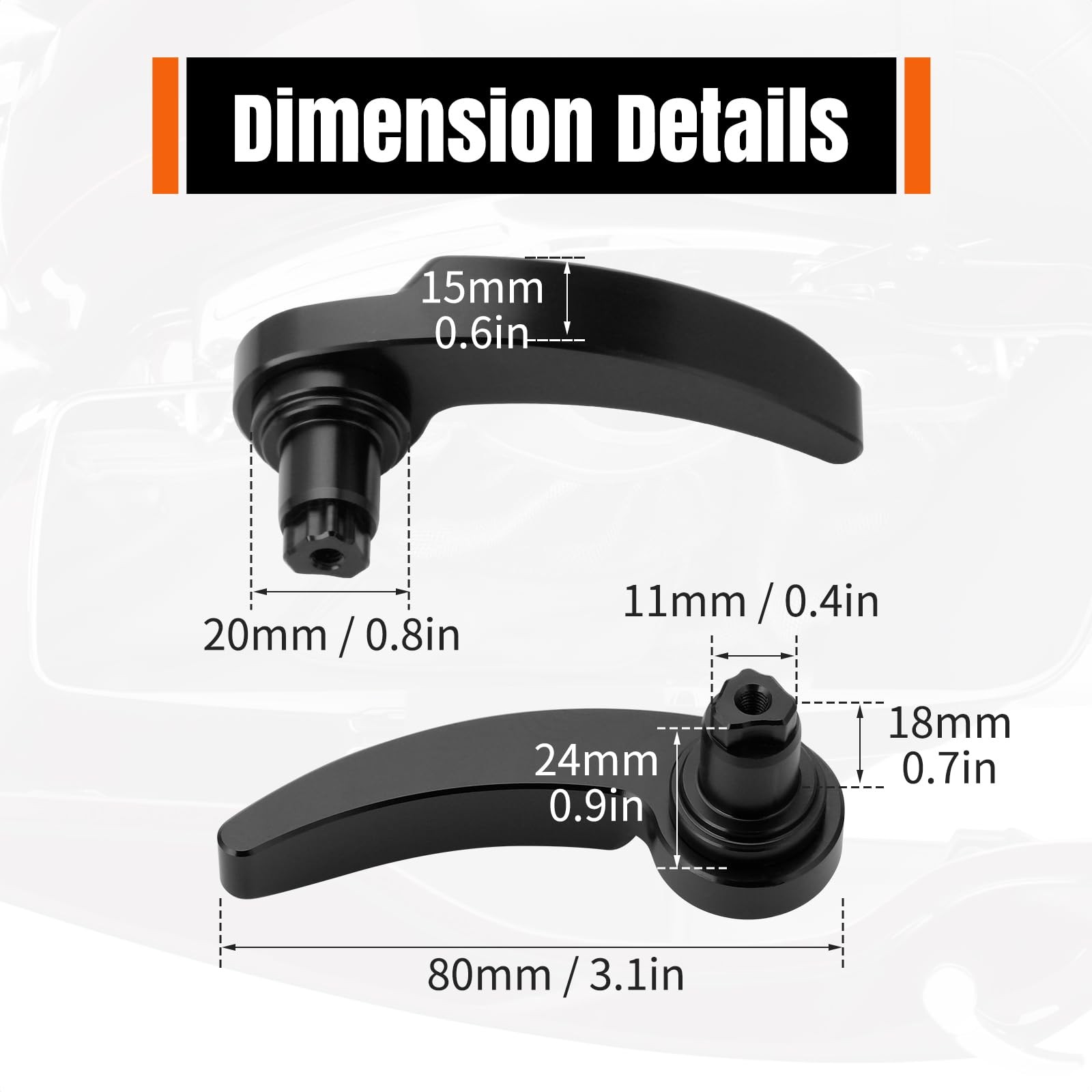 Gloss Black Saddlebag Latch Kit, Stainless Steel Saddle Bag Lid Lifters with …