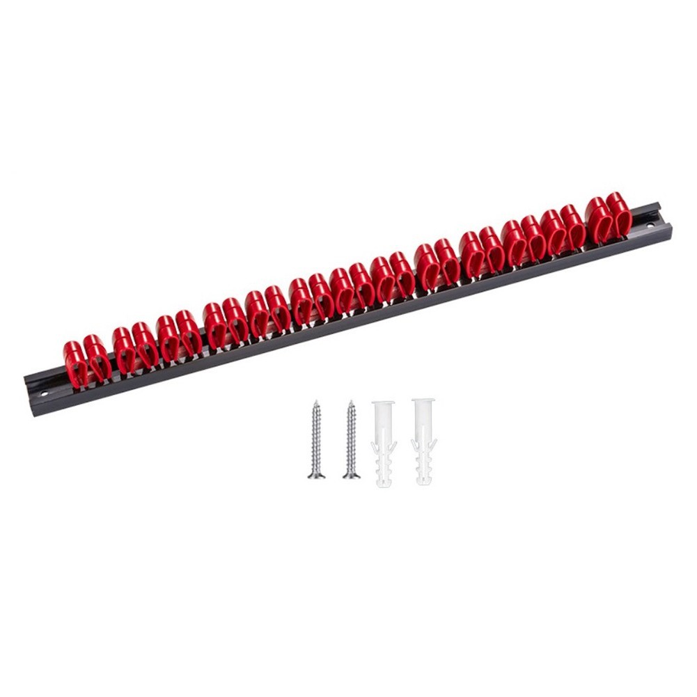 Efficiently Designed Wall Mount Tool Holder for Screwdrivers and Wrenches