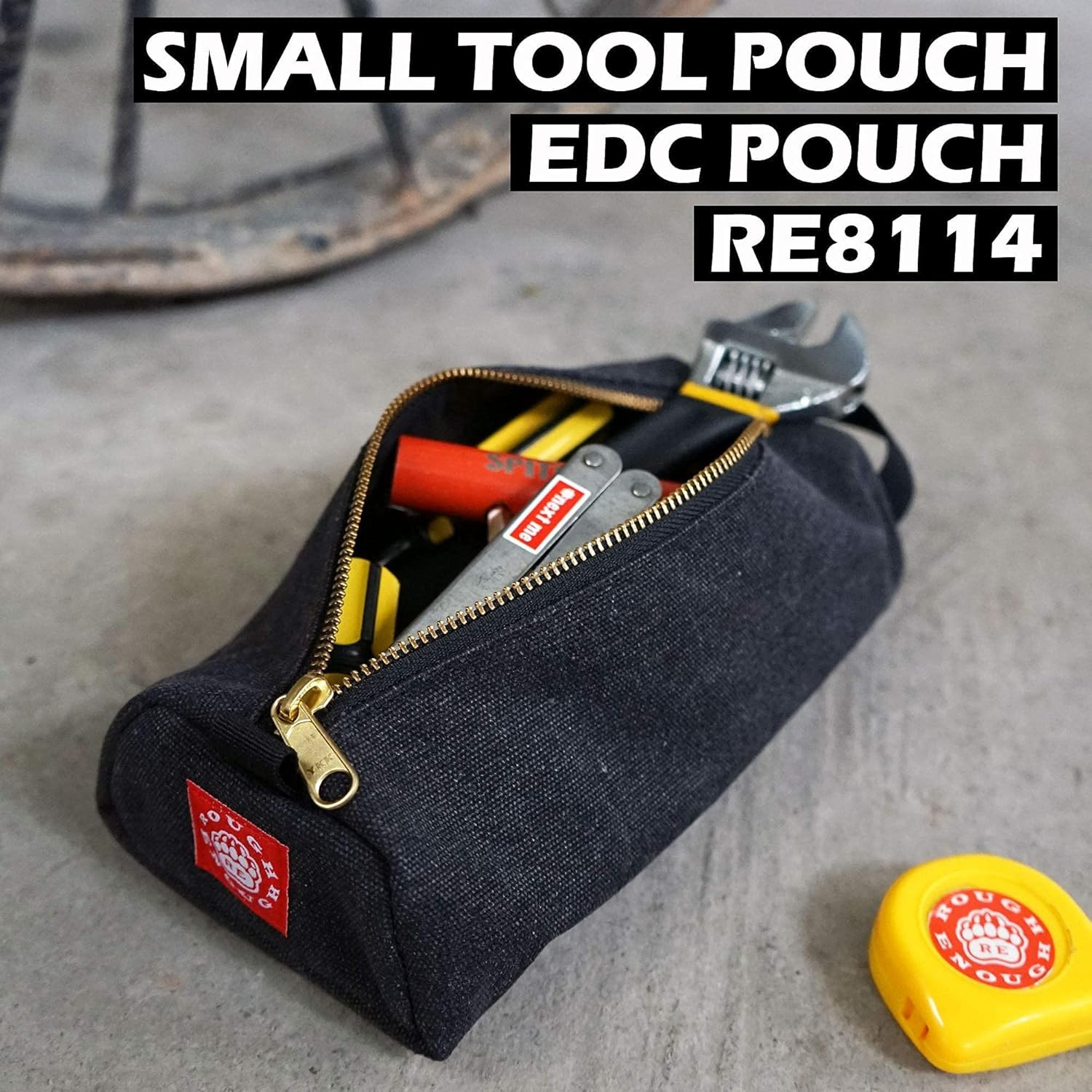 Rough Enough EDC Tool Bag Organizer with Handle – Portable Pouch for Tools