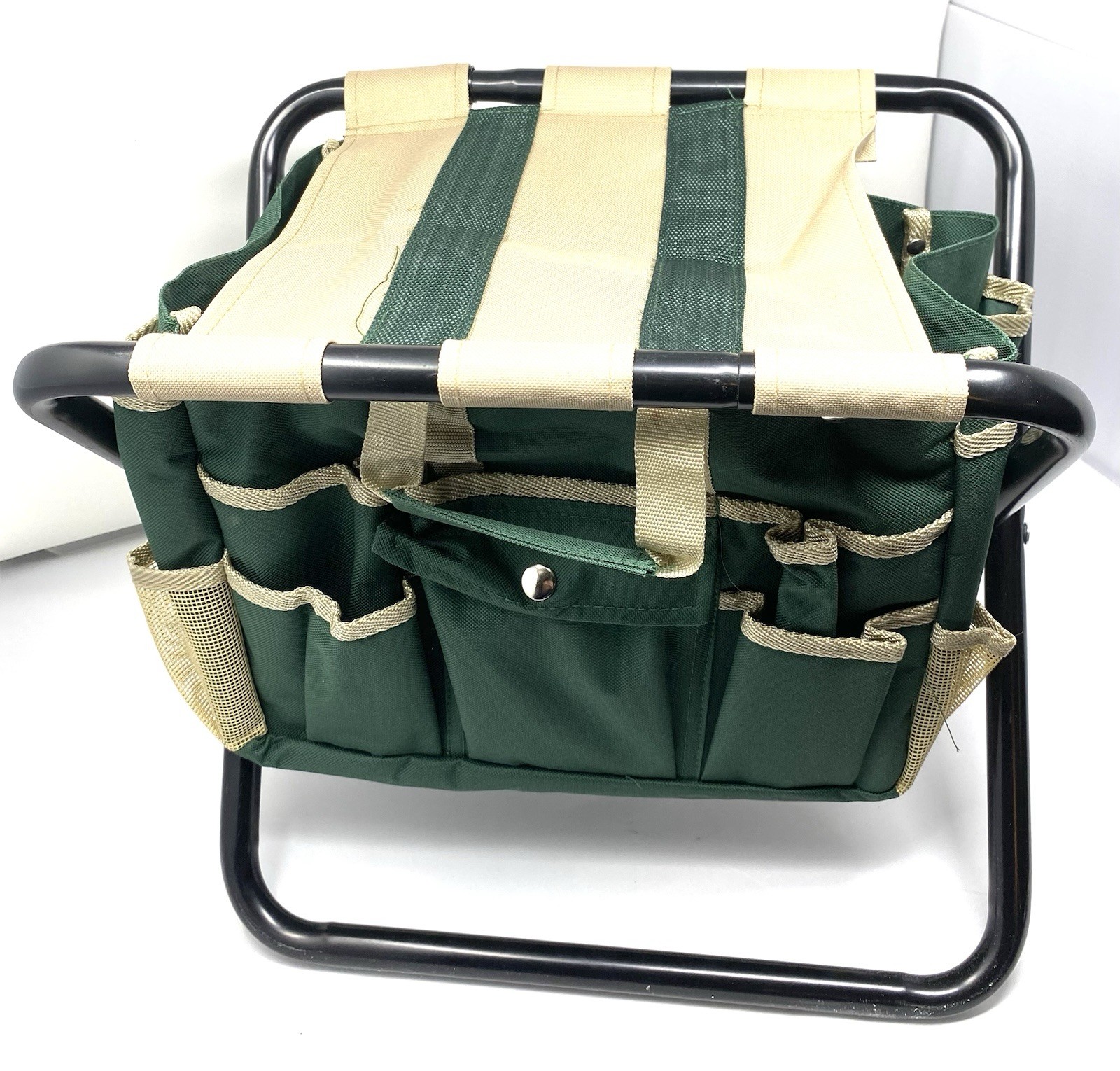 Tool Seat (2-red 4-green) 20 Pockets 15 1/2”x11”x13 1/4” Holds 250 Lbs New