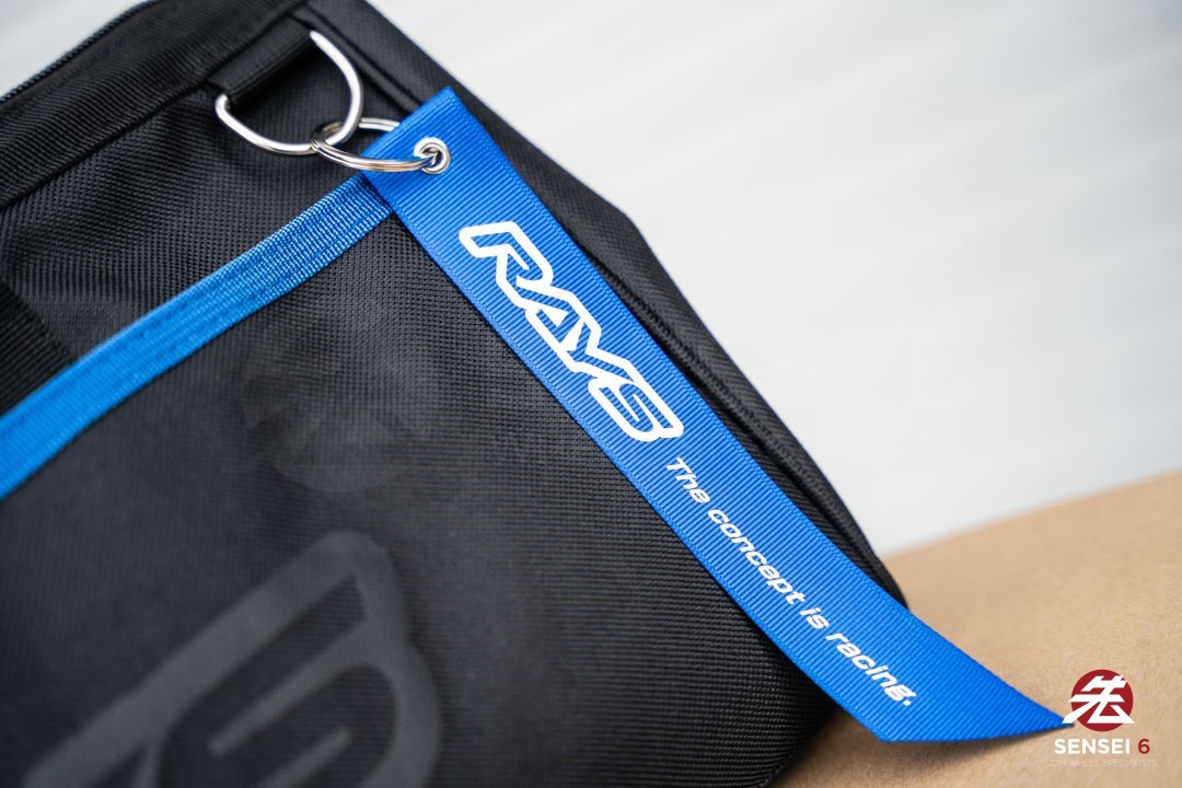 Rays Official Wheels Tool Bag – Black Genuine, Volk Racing WRAYSTOOLBAGBK2023