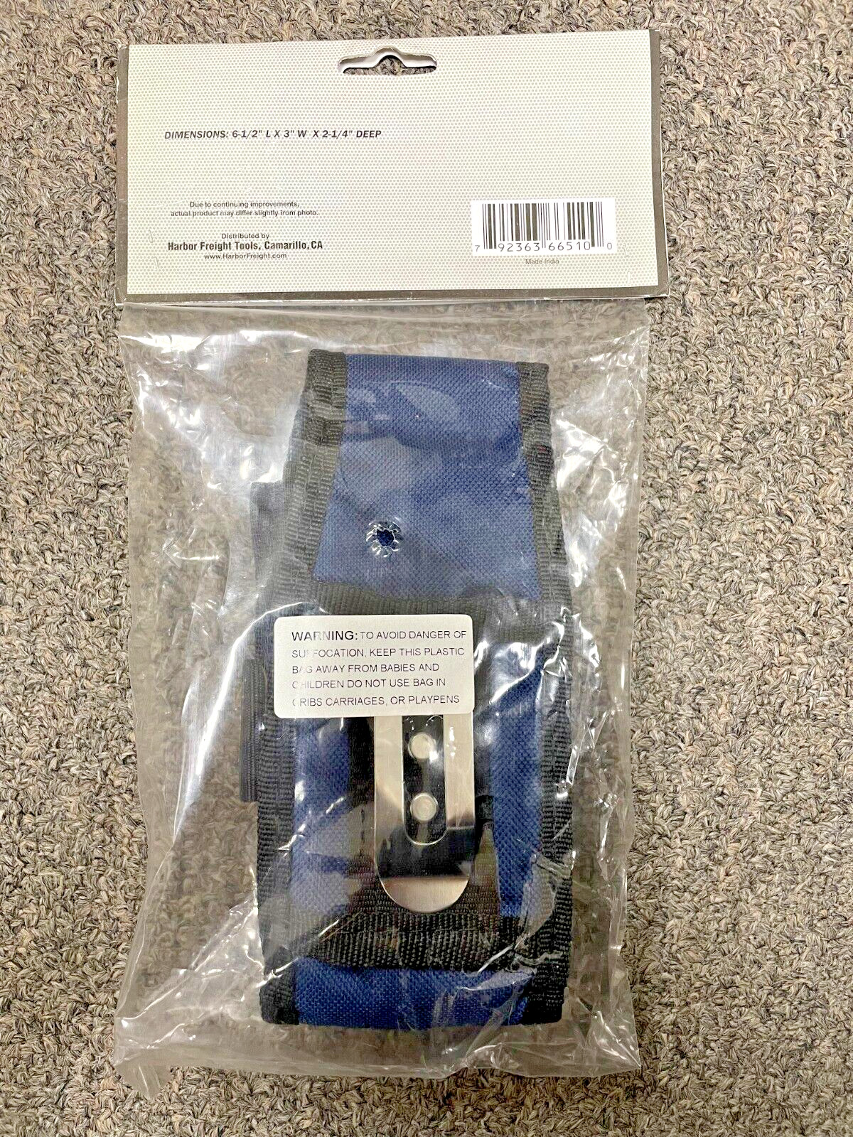 Voyager Phone/Tool Holder | Electrician’s Tools Blue Pockets Gear Bag
